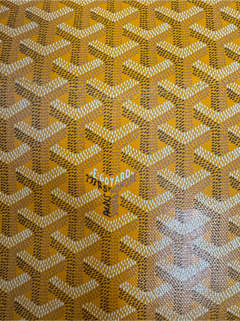Goyard Yellow Rouette Souple Bag with Dustbag - Picture 2 of 7